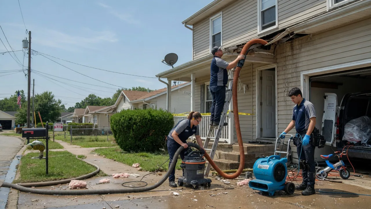 Water Damage Restoration in Delhi, LA near me